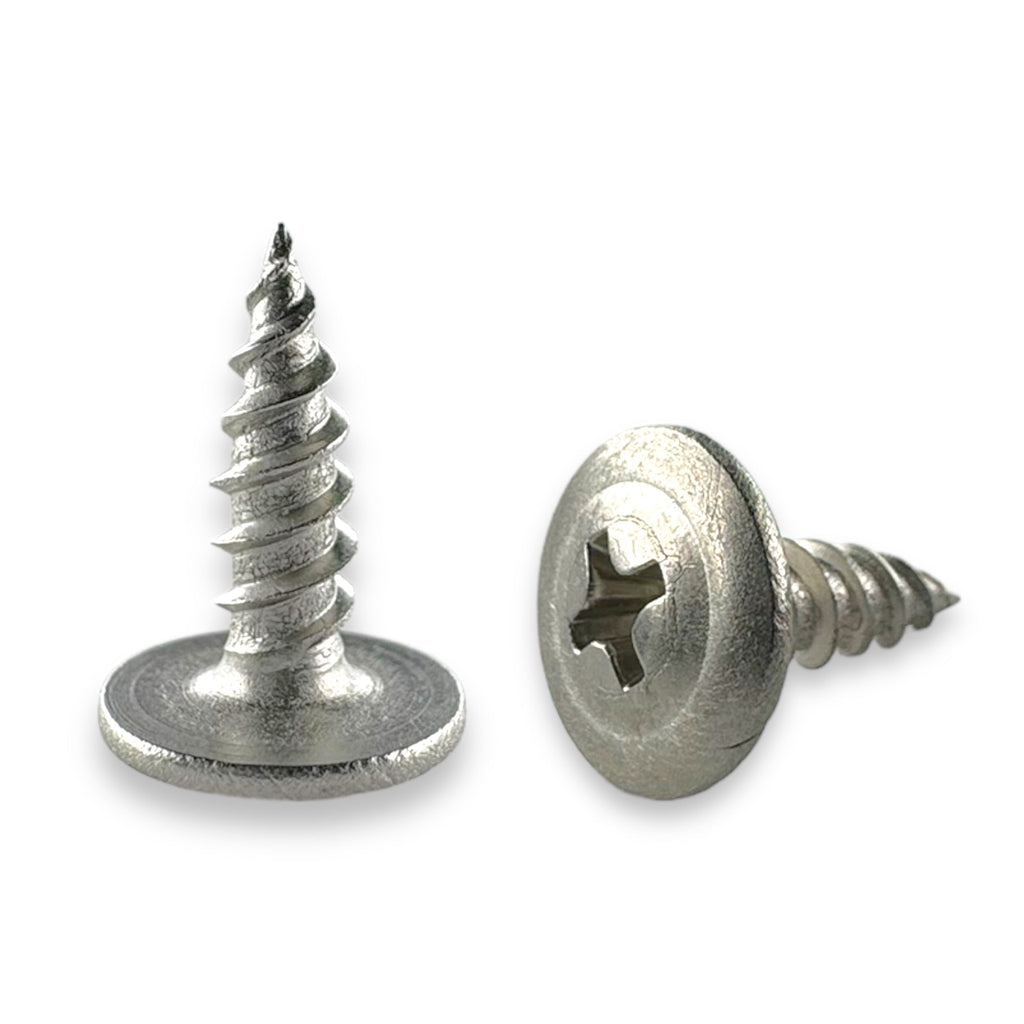 #8 x 1/2' 304 Stainless Steel Phillips Modified Truss Head Wood Screws, 50 Stk. (BCP1213)