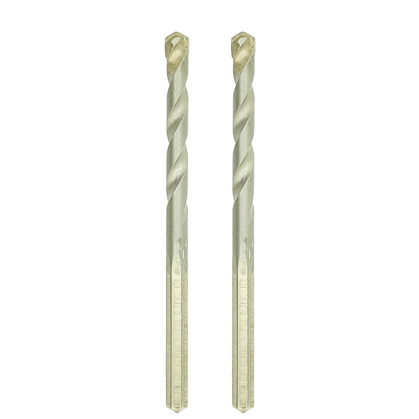 1/4 'x 4' Premium Carbide Tip Hex Shank Masonry Bohrer | Made In The USA, 2 Stk. (BCP955)