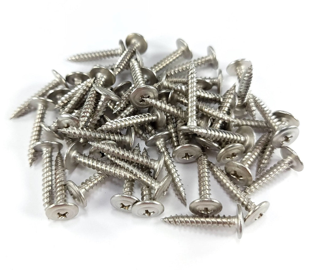 #8 x 1' 304 Stainless Steel Phillips Modified Truss Head Wood Screws, 100 Stk. | (BCP1262)