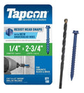 Tapcon 1/4' x 2-3/4' Hex Head Betonankerschrauben 3159407 | 100 Pack | Bohrer inklusive
