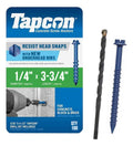 Tapcon 1/4' x 3-3/4' Hex Head Betonankerschrauben 3163407 | 100 Pack | Bohrer inklusive