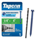 Tapcon 1/4' x 4' Hex Head Betonankerschrauben 3165407 | 100 Pack | Bohrer inklusive