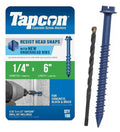 Tapcon 1/4' x 6' Hex Head Betonankerschrauben 3205407 | 100 Pack | Bohrer inklusive