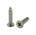 #10 x 3/4' Flat Head 304 Stainless Phillips Head Wood Screws, 200 Stk. (BCP49)