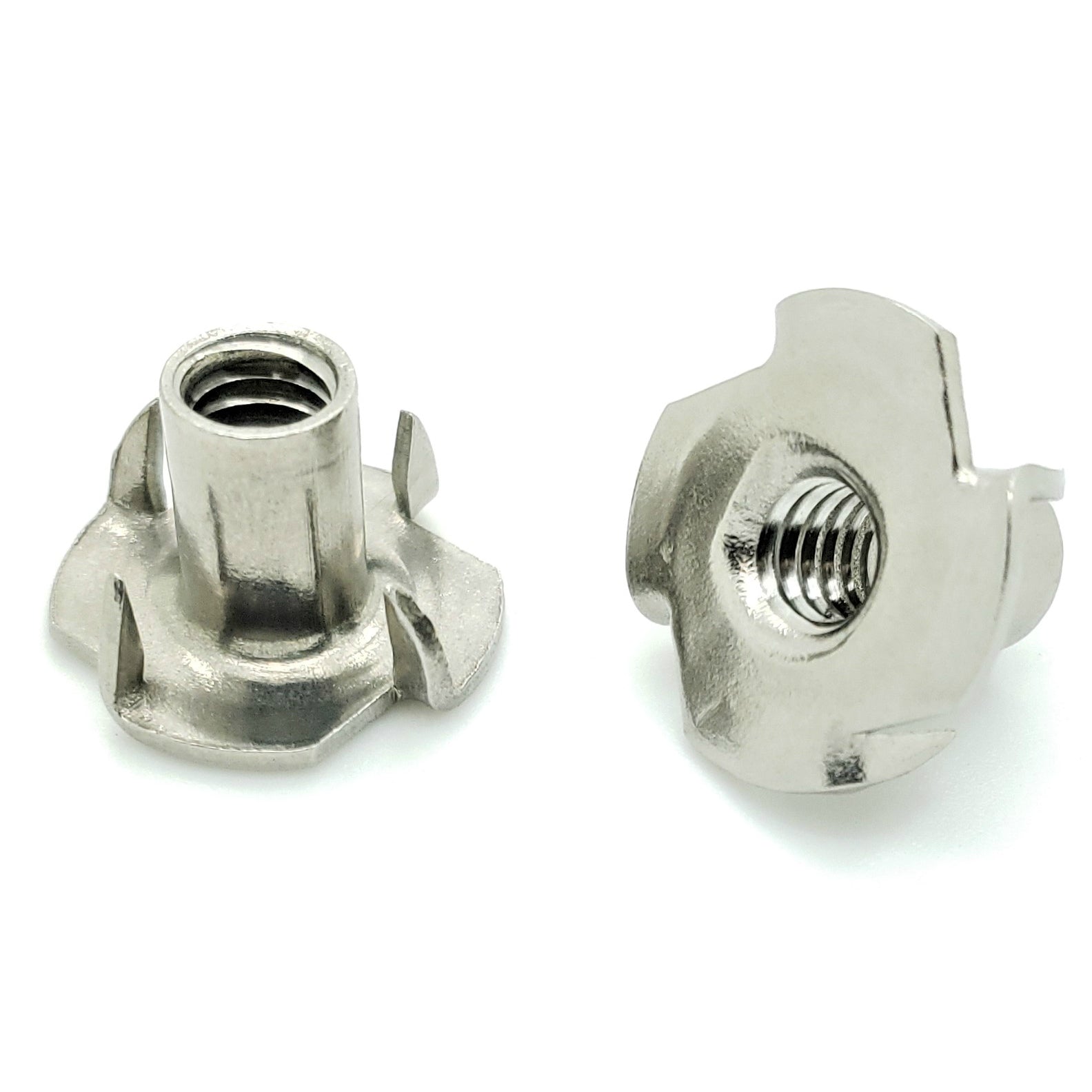 1/4-20 x 7/16' Edelstahl Vier Zinken Tee N¨¹sse, 100 Stk. (BCP1071)