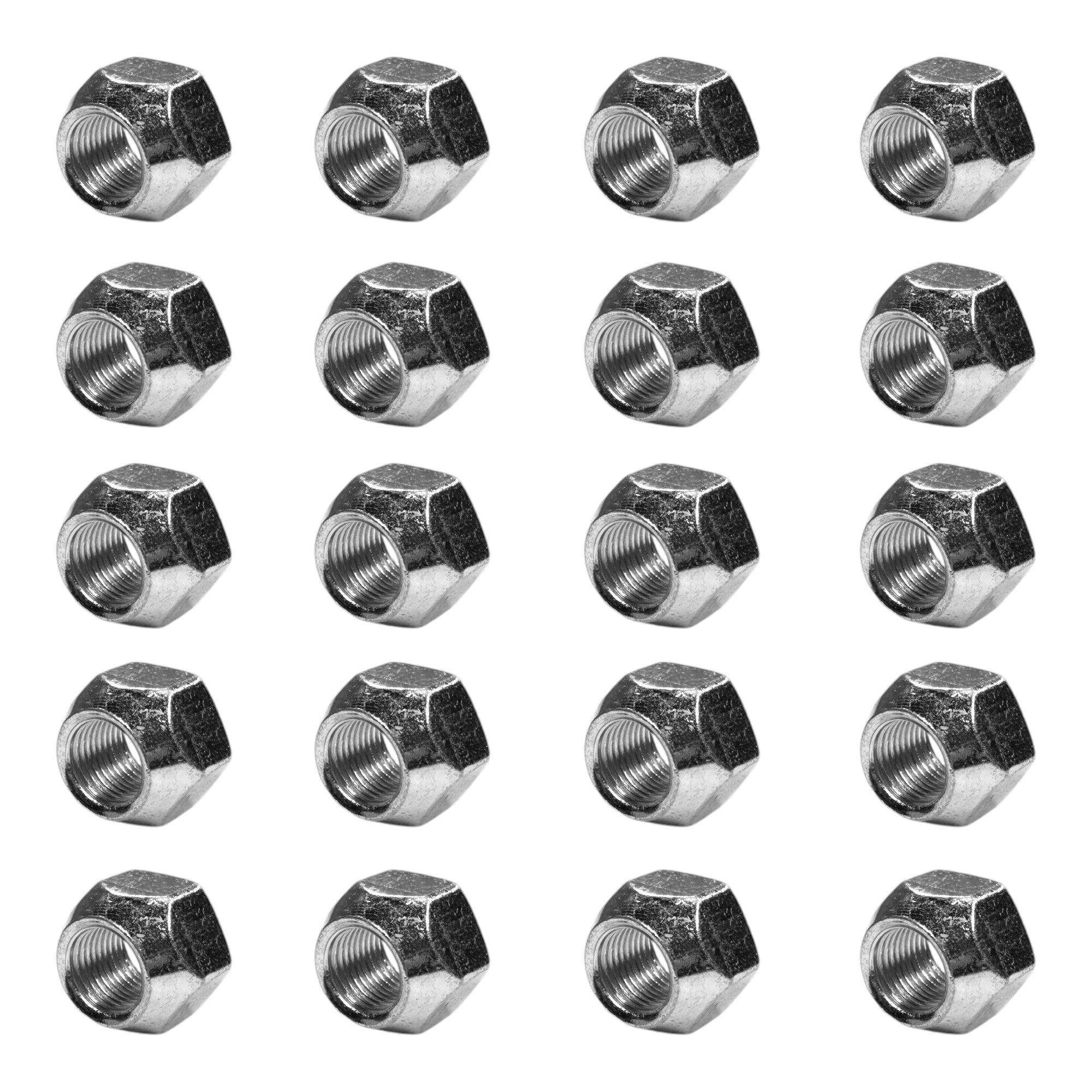 7/16-20 Zinkplattierte offene Eicheln-N¨¹sse | 3/4' Hex, 20 Stk. (BCP1075)