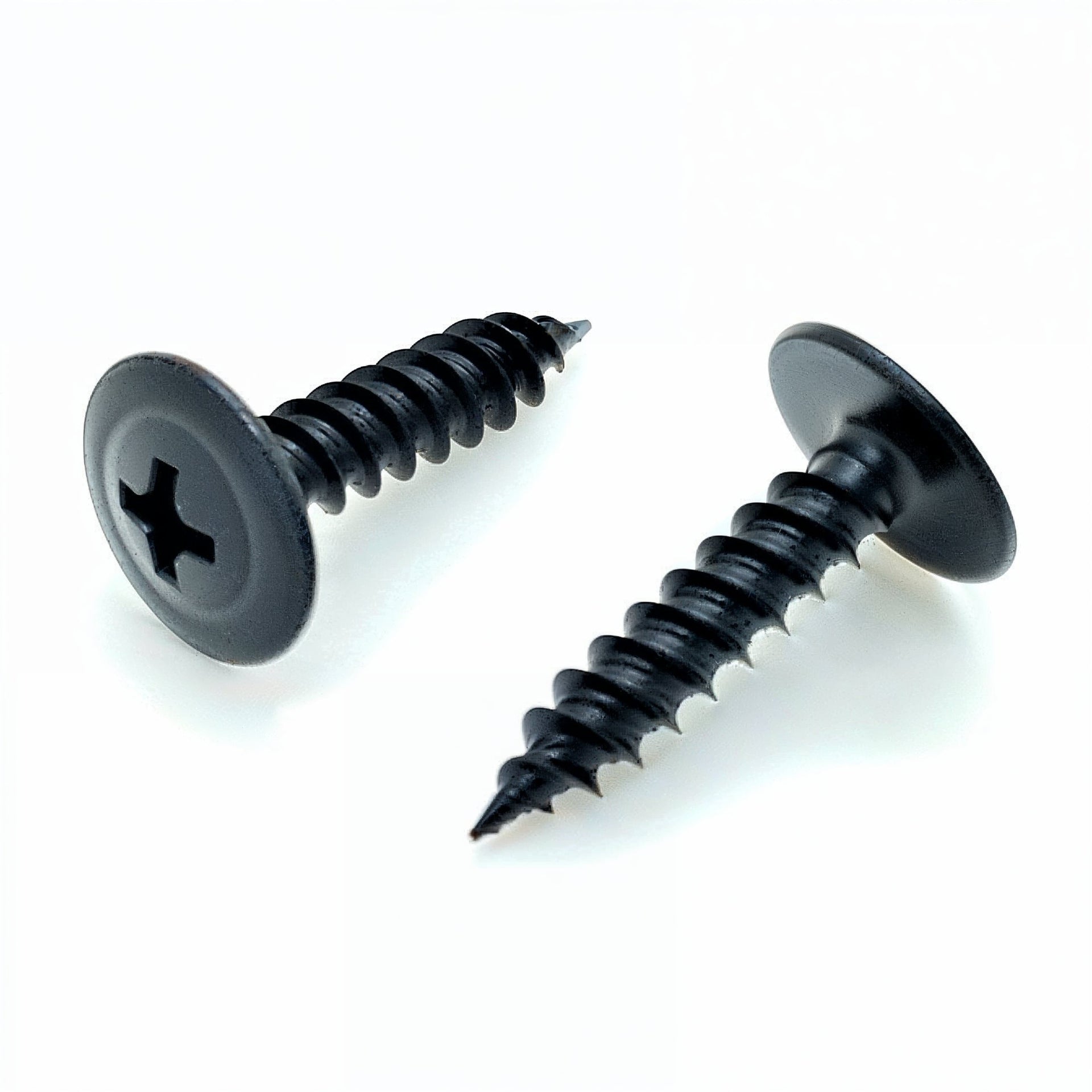 #8 x 3/4' Black Phillips Modified Truss Head Wood Screws, 500 Stk. (BCP1108)