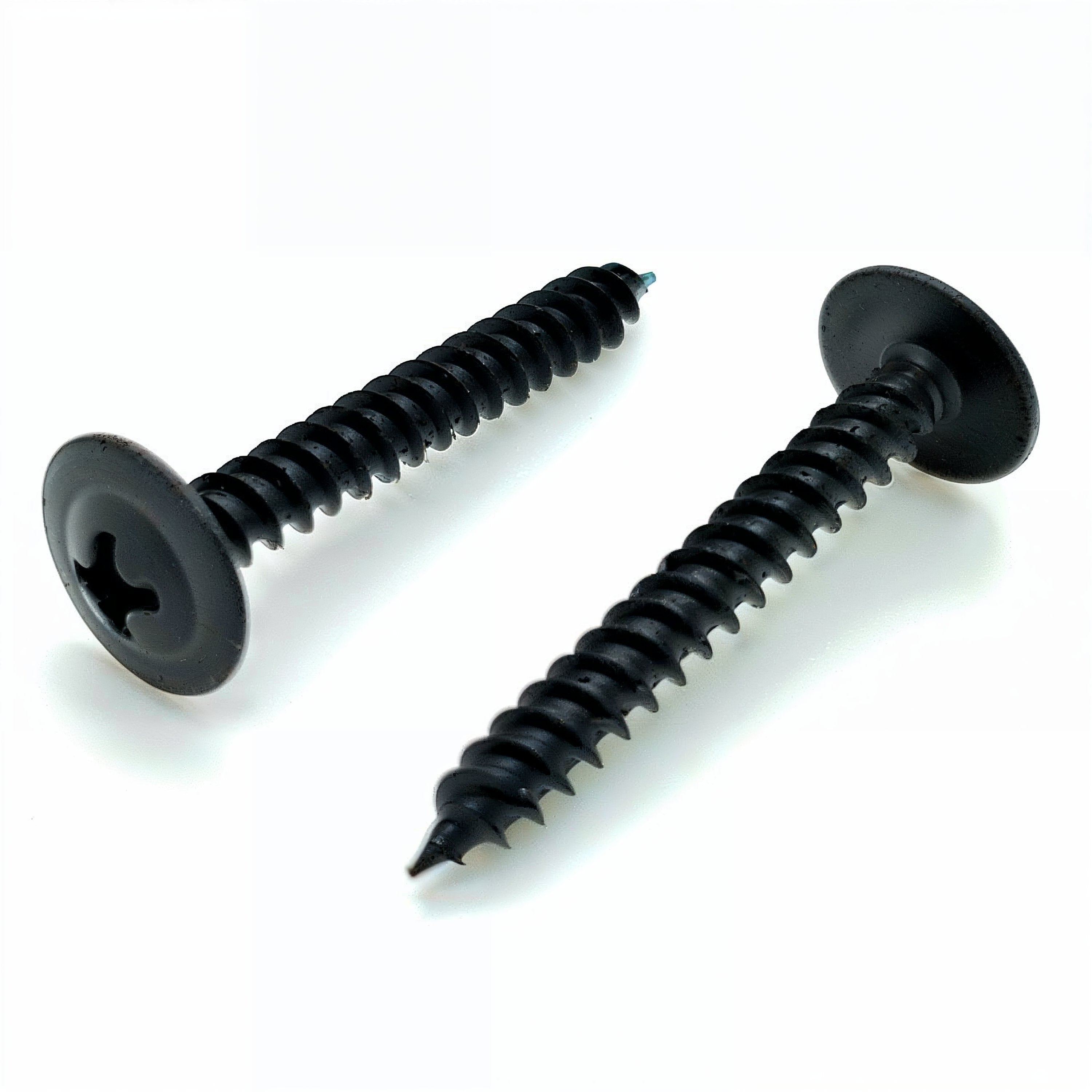 #8 x 1-1/4' Black Phillips Modified Truss Head Wood Screws, 500 Stk. (BCP1110)