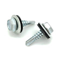 #10 x 3/4' Zink Hex Kopf Dachschrauben w / Bonded EPDM Unterlegscheibe, 500 Stk. (BCP1119)