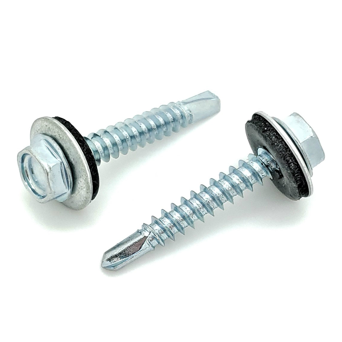 #10 x 1-1/4' Zink Hex Kopf Dachschrauben w / Bonded EPDM Unterlegscheibe, 500 Stk. (BCP1121)