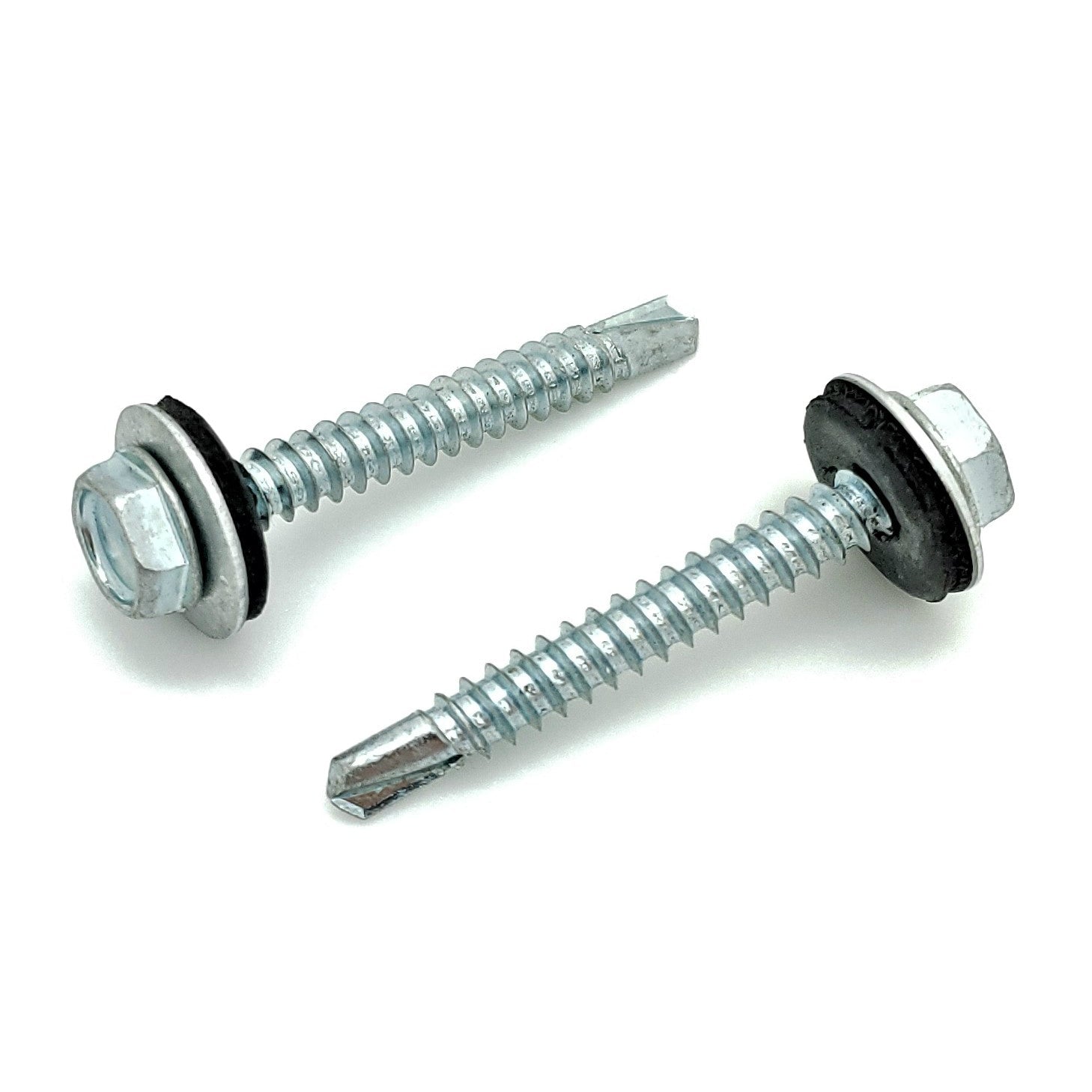 #10 x 1-1/2' Zink Hex Kopf Dachschrauben w / Bonded EPDM Unterlegscheibe, 500 Stk. (BCP1122)