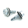 #12 x 3/4' Zink Hex Kopf Dachschrauben w / Bonded EPDM Unterlegscheibe, 100 Stk. (BCP1094)