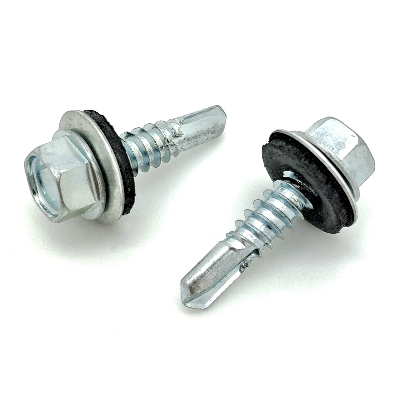 #14 x 1' Zink Hex Kopf Dachschrauben mit gebundener EPDM-Unterlegscheibe, 500 Stk. (BCP1131)