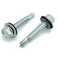 #14 x 1-1/2' Zink Hex Kopf Dachschrauben w / Bonded EPDM Unterlegscheibe, 500 Stk. (BCP1133)
