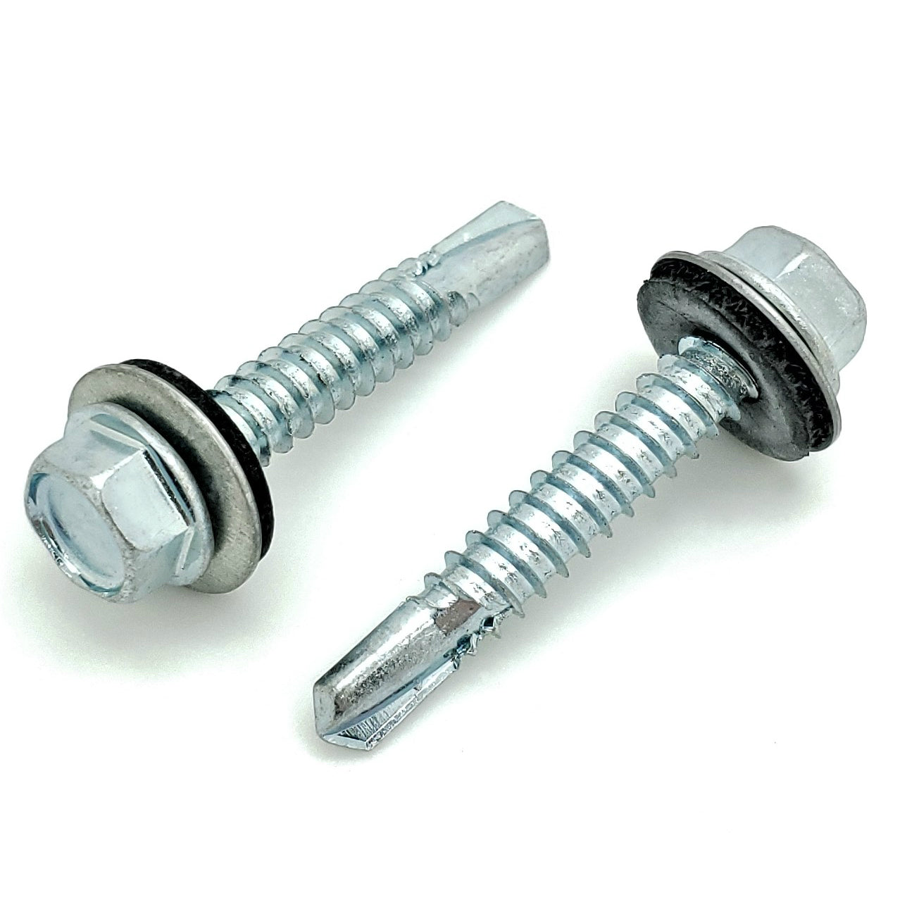 #14 x 1-1/2' Zink Hex Kopf Dachschrauben w / Bonded EPDM Unterlegscheibe, 500 Stk. (BCP1133)