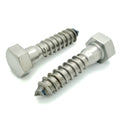 1/2' x 2' 304 Edelstahl Hex Lag Bolt Schrauben, 10 Stk. (BCP1143)