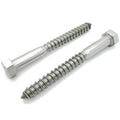 3/8' x 3-1/2' 304 Edelstahl Hex Lag Bolt Schrauben, 10 Stk. (BCP1147)