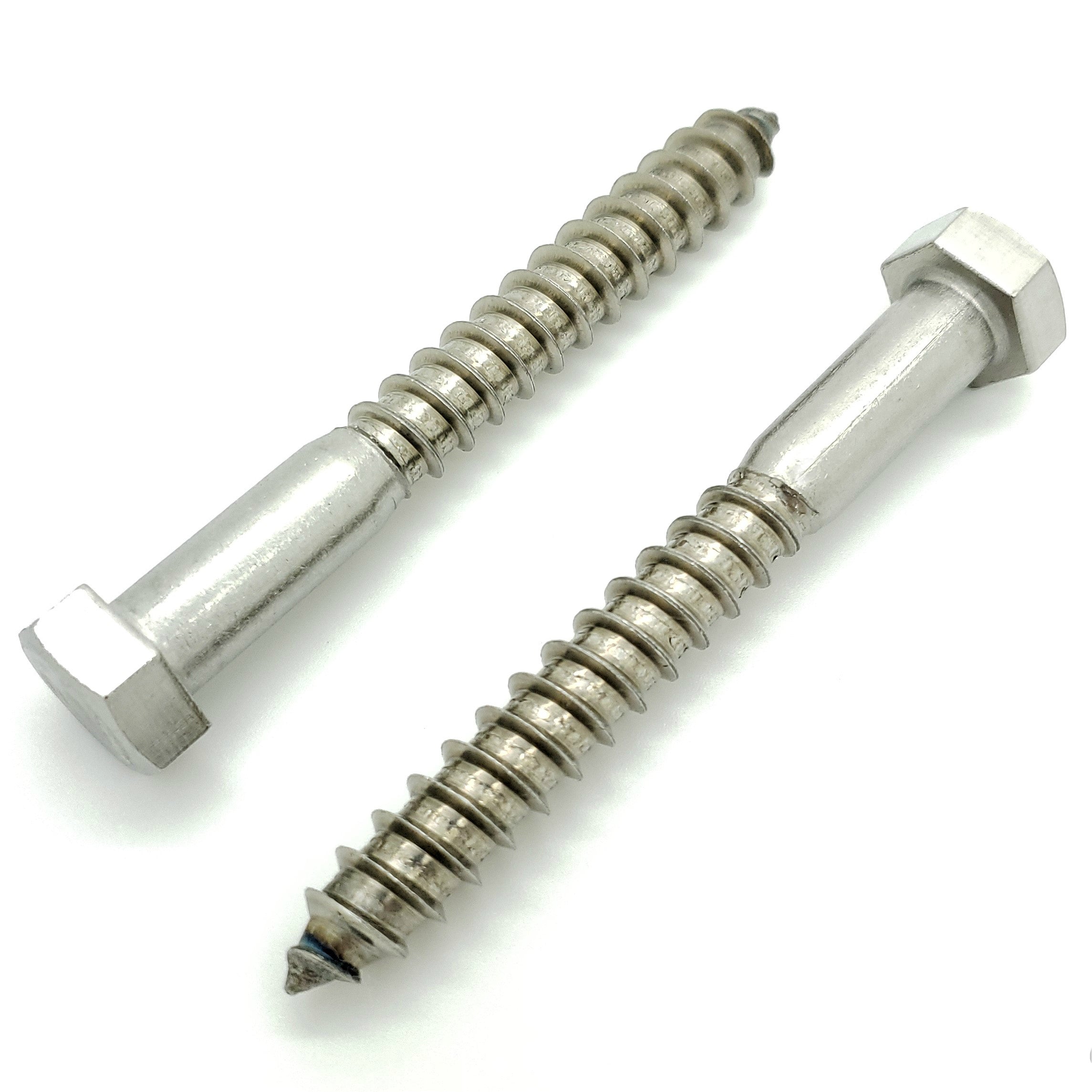 3/8' x 3' 304 Edelstahl Hex Lag Bolt Schrauben, 10 Stk. (BCP1148)