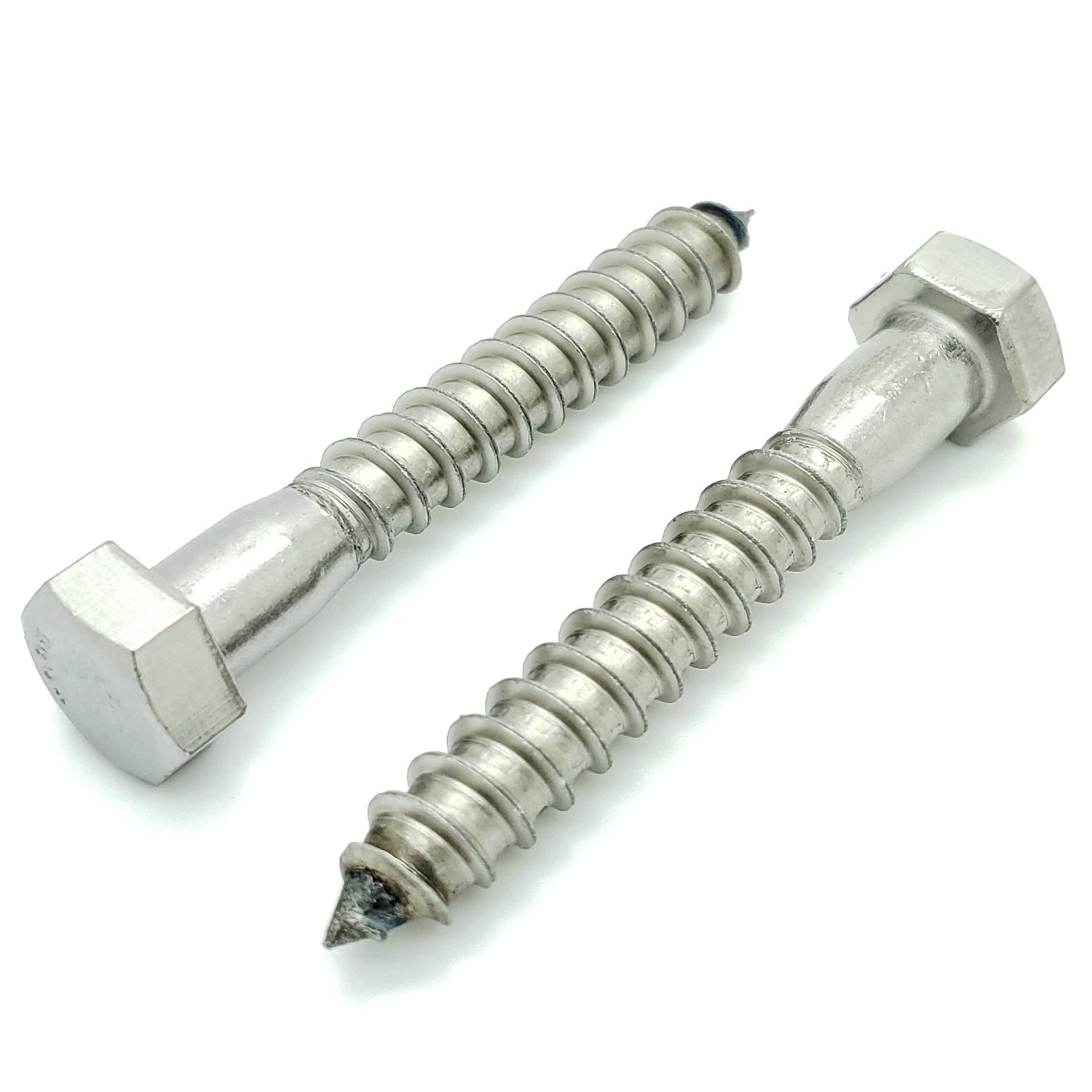 3/8' x 2-1/2' 304 Edelstahl Hex Lag Bolt Schrauben, 10 Stk. (BCP1149)