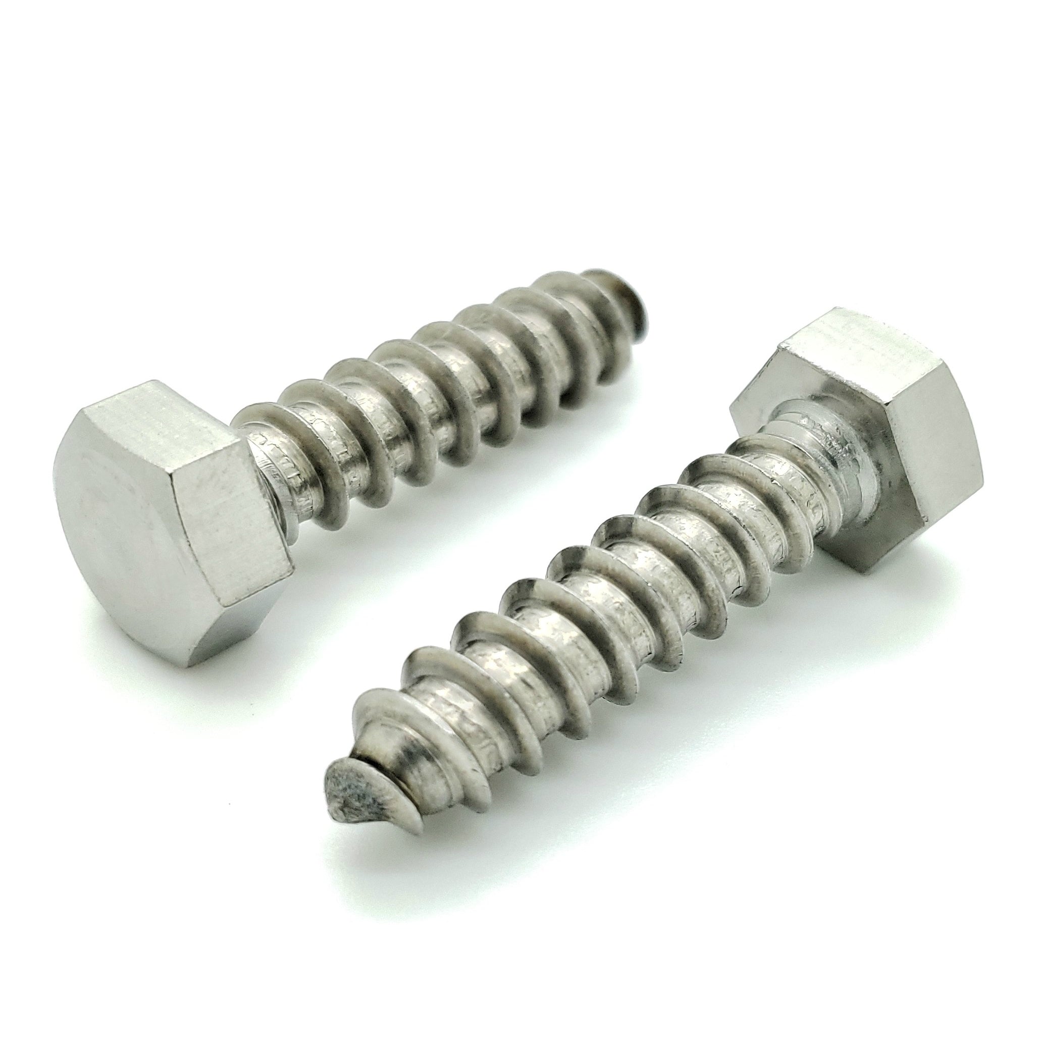 3/8' x 1-1/2' 304 Edelstahl Hex Lag Bolt Schrauben, 20 Stk. (BCP1152)