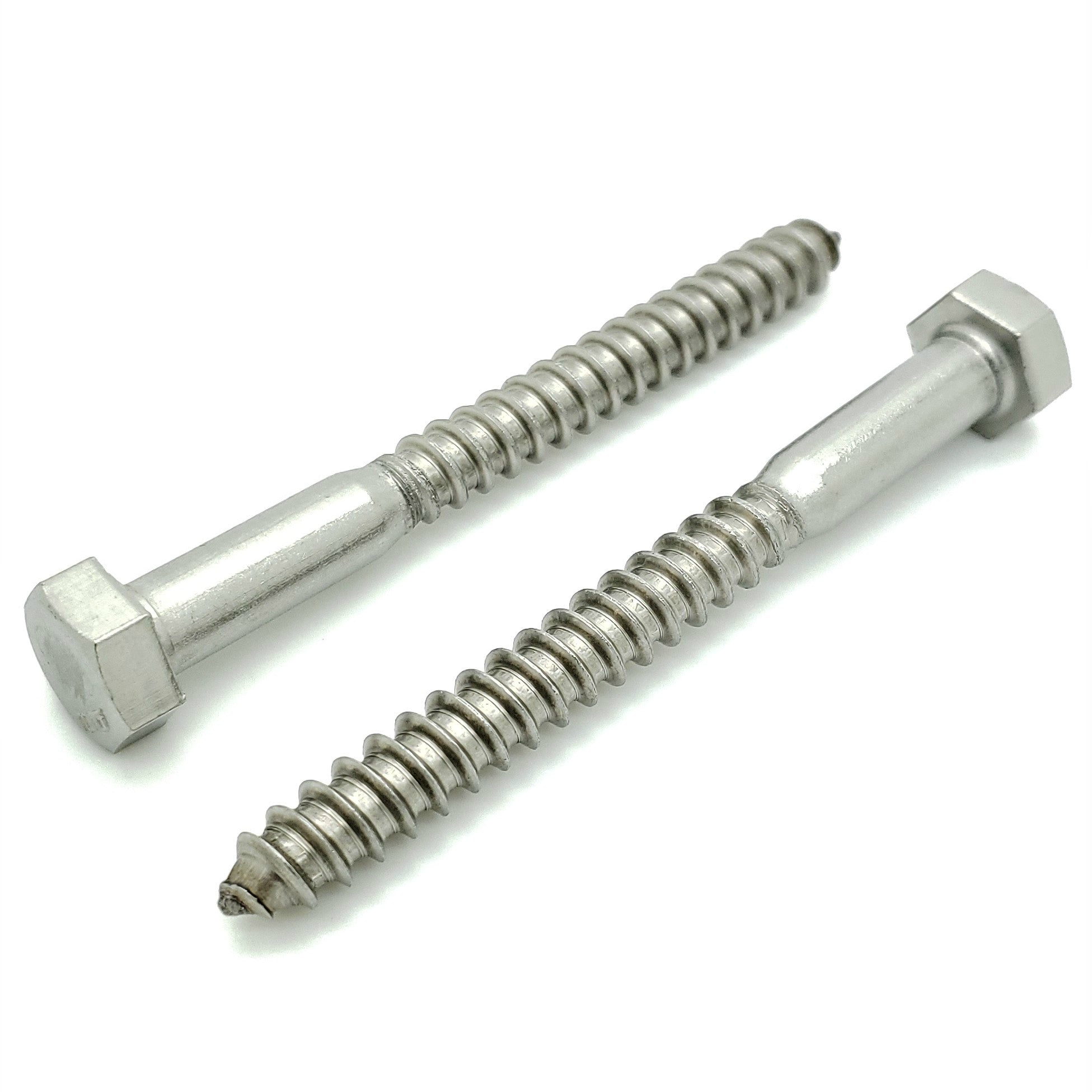 5/16' x 3' 304 Edelstahl Hex Lag Bolt Schrauben, 10 Stk. (BCP1157)