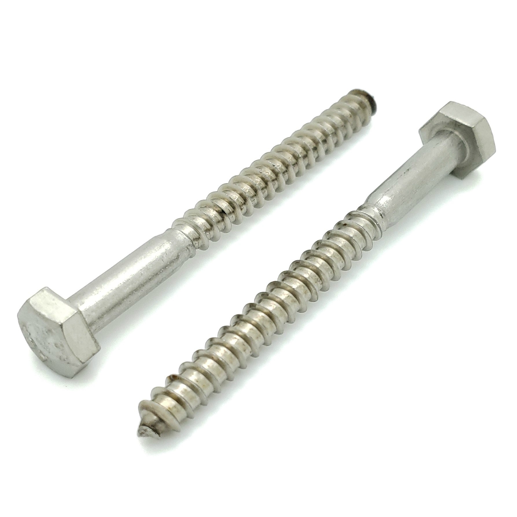 1/4' x 2-3/4' 304 Edelstahl Hex Lag Bolt Schrauben, 20 Stk. (BCP1167)