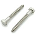 1/4' x 2' 304 Hex Lag Bolt Schrauben aus rostfreiem Stahl, 100 Stk. (BCP1204)