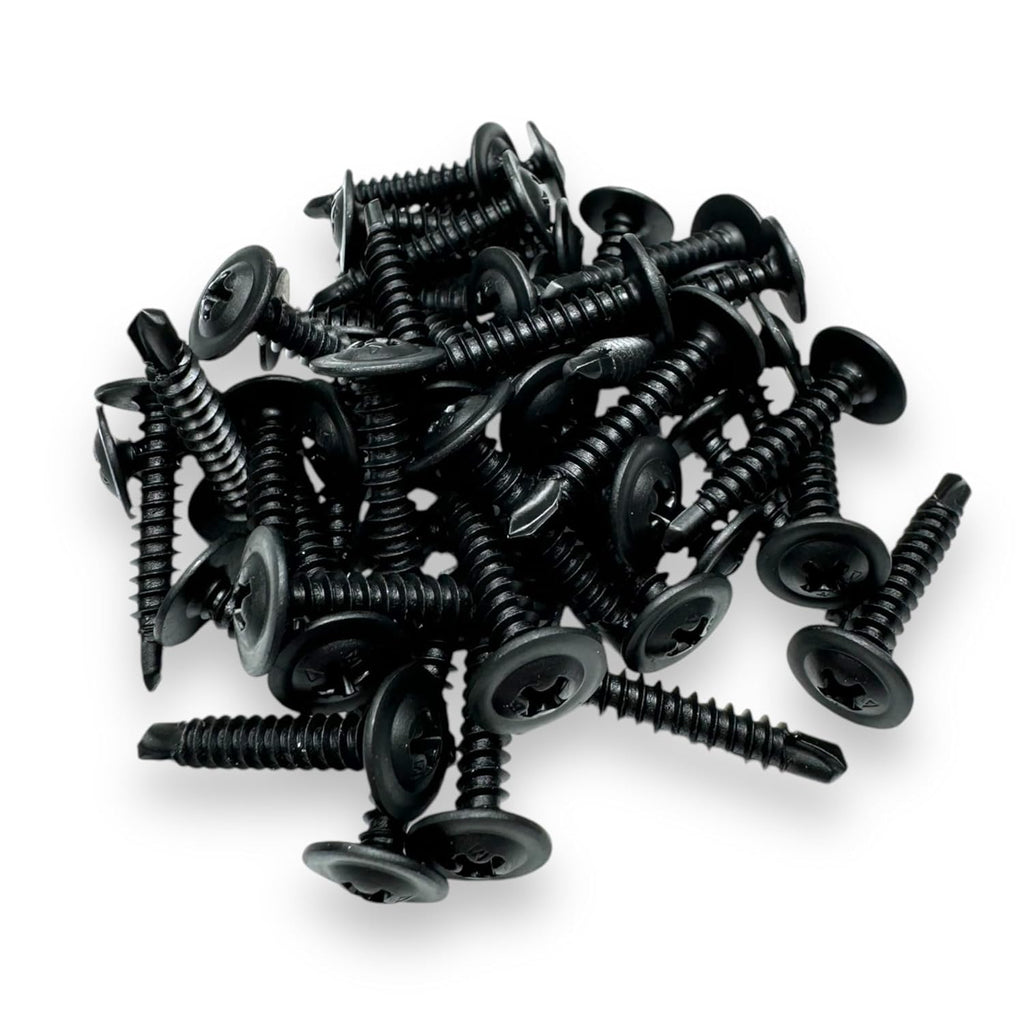 8 Phillips Modified Truss Head Self Drilling Schrauben, Schwarzes Phosphat, Selbstklopfen, 18 TPI - Ideal f¨¹r Blech oder Drahtlatte zu Metallstiften
