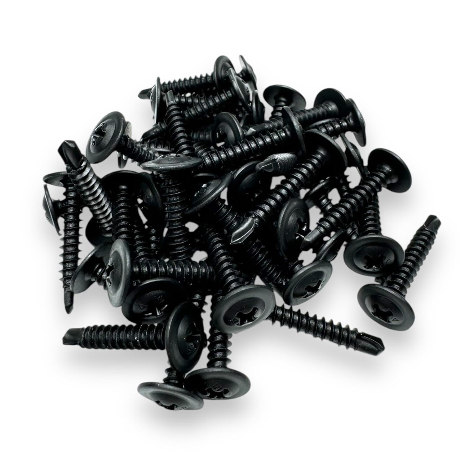 8 Phillips Modified Truss Head Self Drilling Schrauben, Schwarzes Phosphat, Selbstklopfen, 18 TPI - Ideal f¨¹r Blech oder Drahtlatte zu Metallstiften