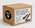 300 Pack (BULK) - 1/4-20 x 2-3/4 Reamer Tek Wood-to-Metal Screws - Black Ruspert Coated - T27 Torx (BCP1249)