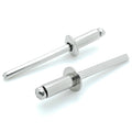 Aluminium Blind Riets (#6-3) 3/16' Durchmesser x 3/16' Griff, 100 Stk. (BCP186)
