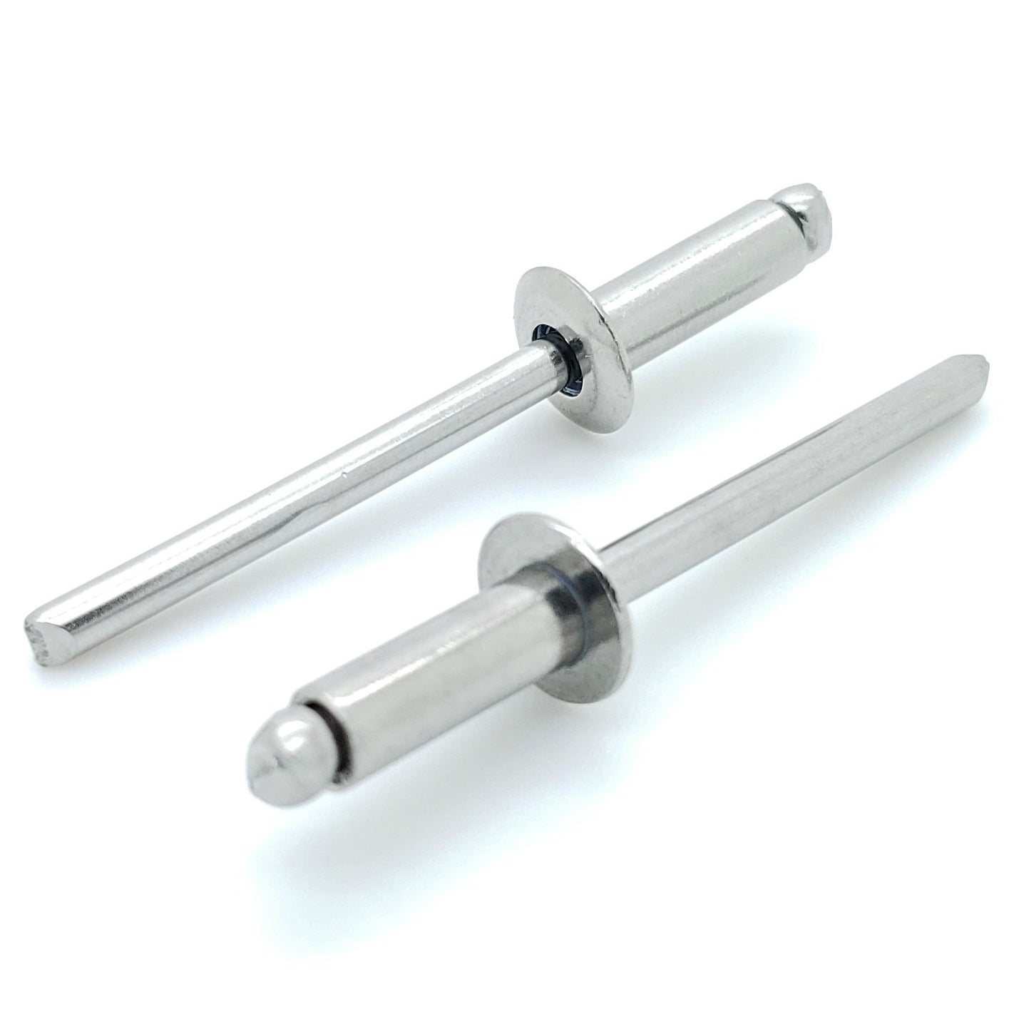 Aluminium Blind Riets (#6-6) 3/16' Durchmesser x 3/8' Griff, 100 Stk. (BCP188)