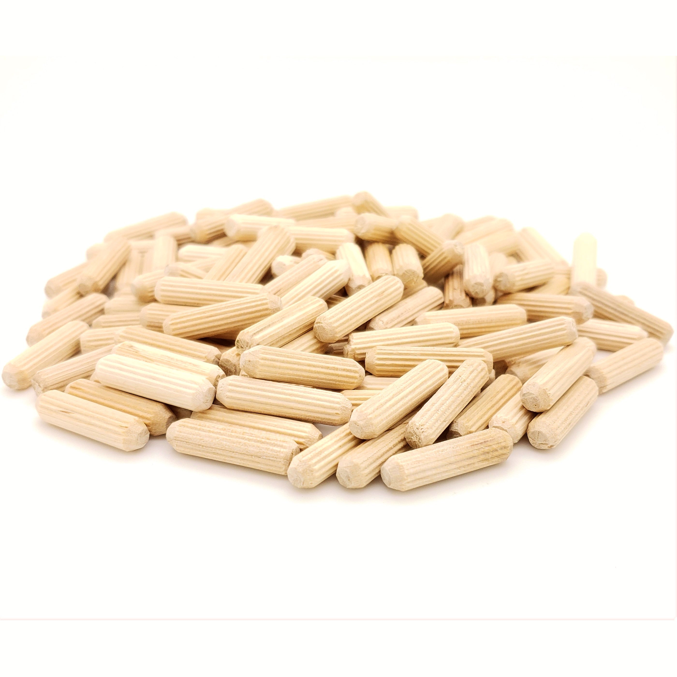 1/4' X 1' Falten Birch Holzd¨¹bel Pins, 100 Stk. (BCP255)