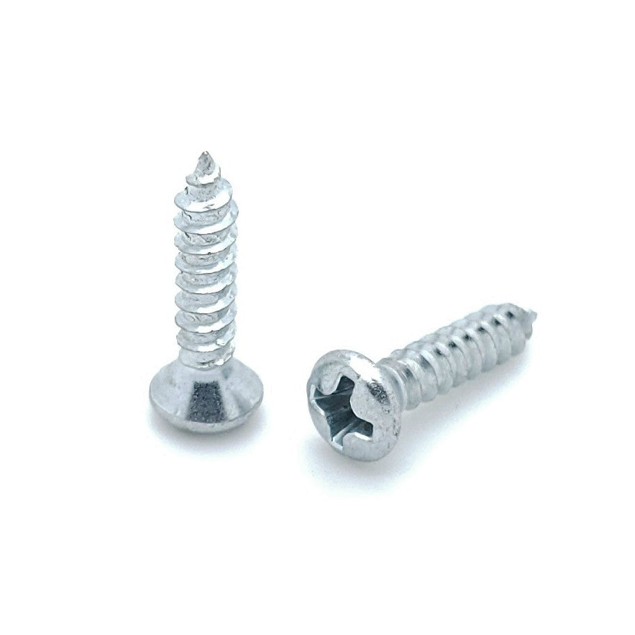 #6 x 5/8' Oval Head Zink beschichtet Phillips Head Wood Screws, 300 Stk. (BCP362)