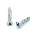 #6 x 3/4' Oval Head Zink beschichtet Phillips Head Wood Screws, 300 Stk. (BCP364)