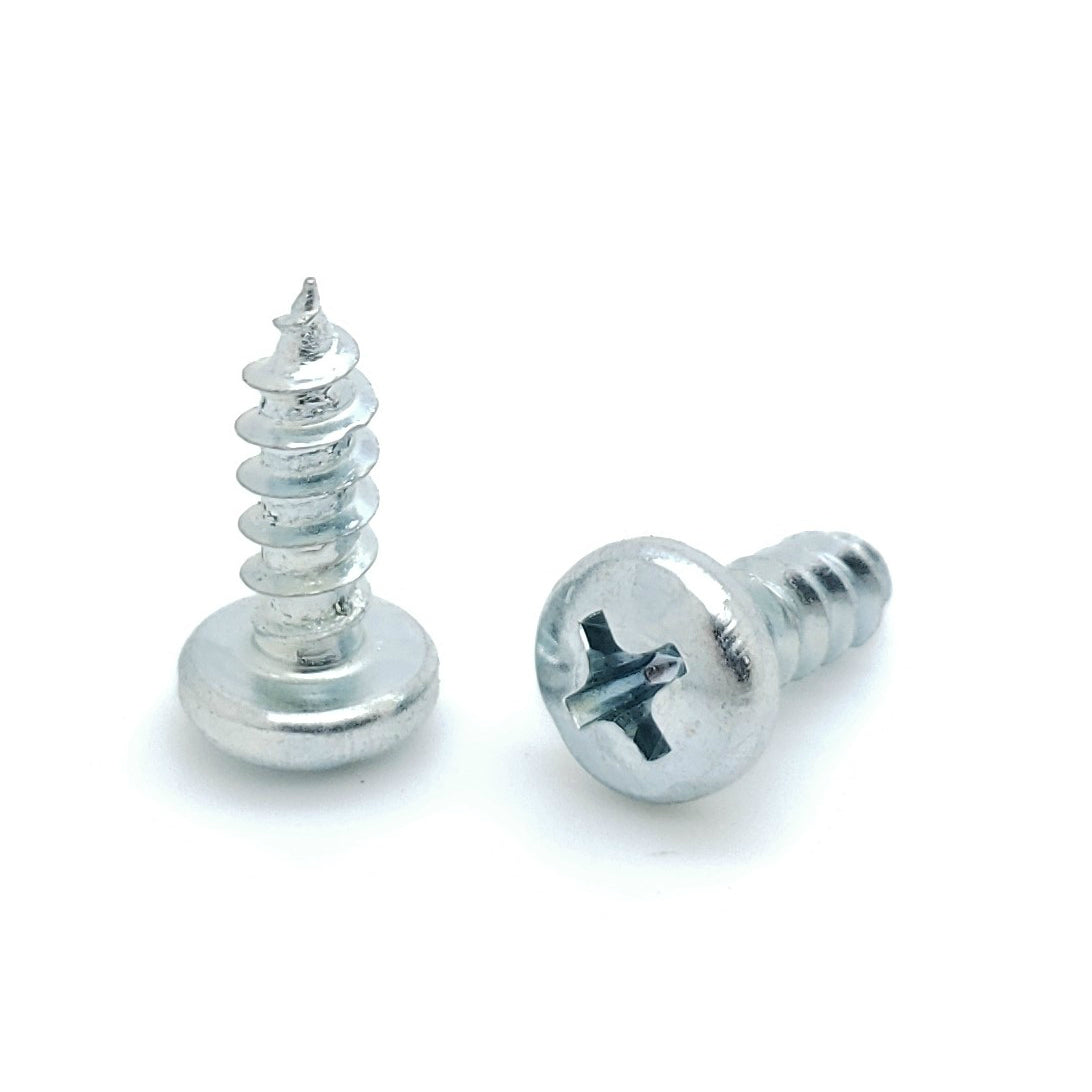 #8 x 1/2' Zink Phillips Pan Head Wood Screws, 300 Stk. (BCP373)