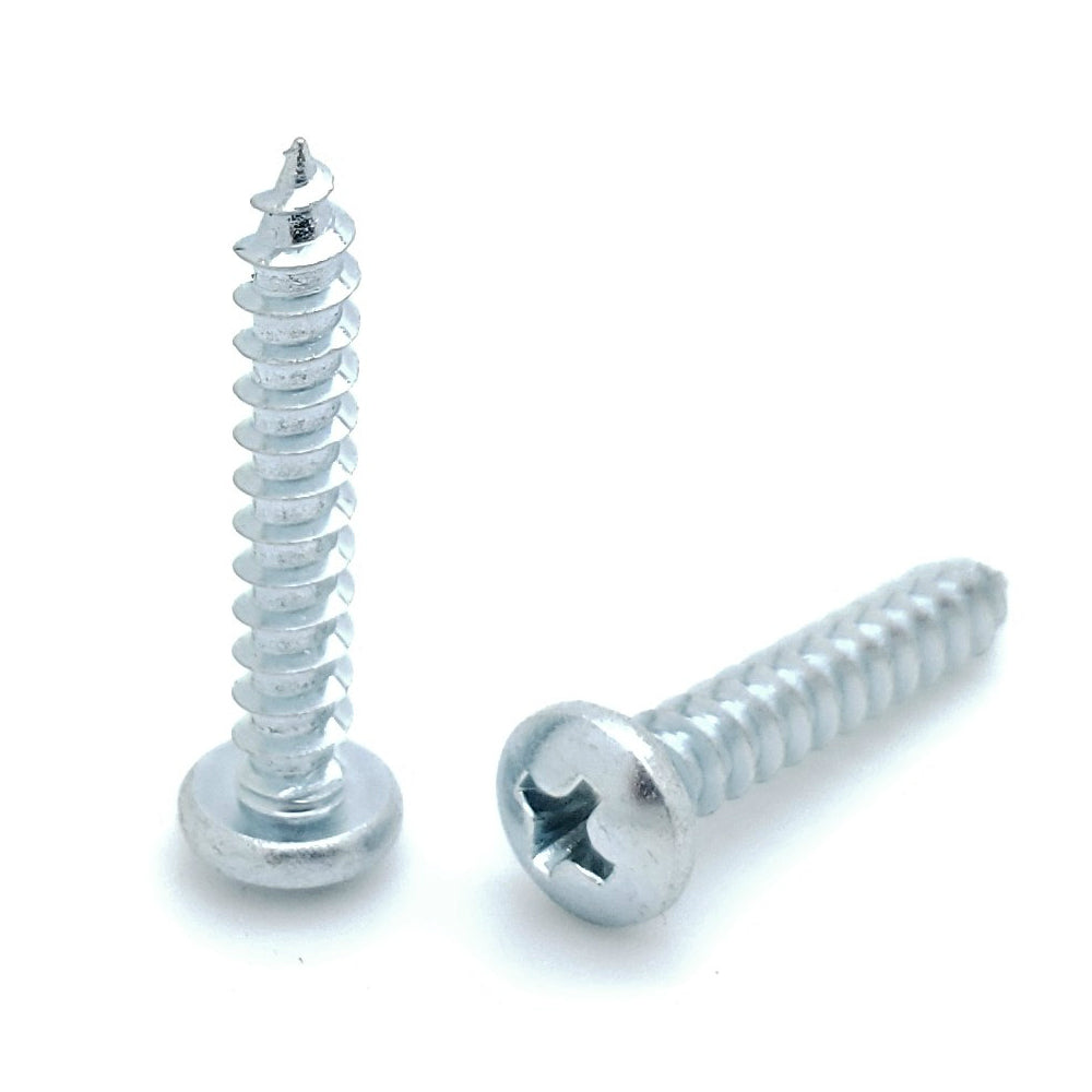 #8 x 1' Zink Phillips Pan Head Wood Screws, 500 Stk. (BCP379)