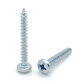 #8 x 1-1/4' Zink Phillips Pan Head Wood Screws, 300 Stk. (BCP381)