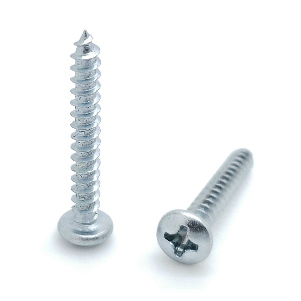 #6 x 1' Zink Phillips Pan Head Wood Screws, 1000 Stk. (BCP396)