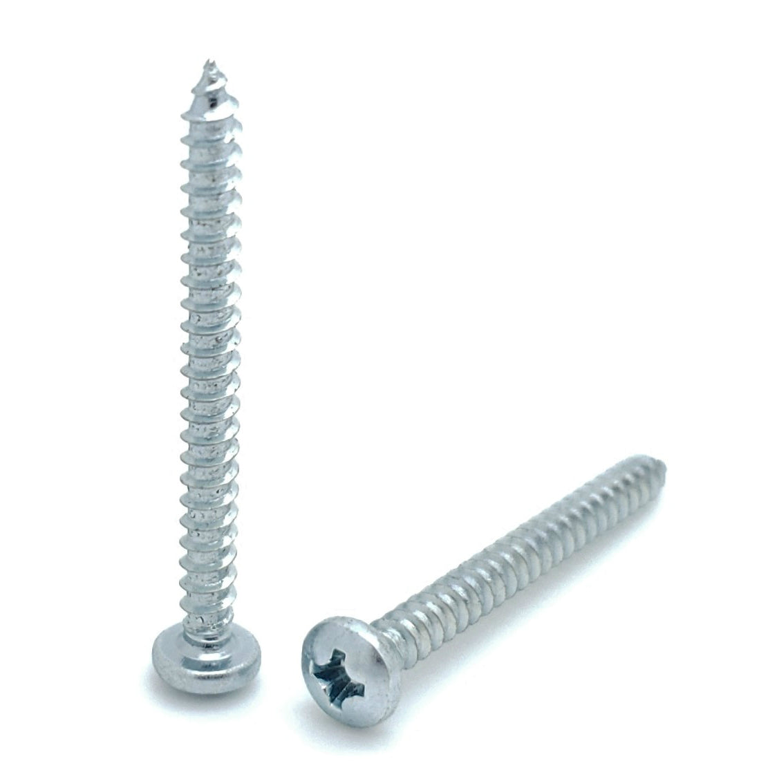 #6 x 1-1/2' Zink Phillips Pan Head Wood Screws, 500 Stk. (BCP401)