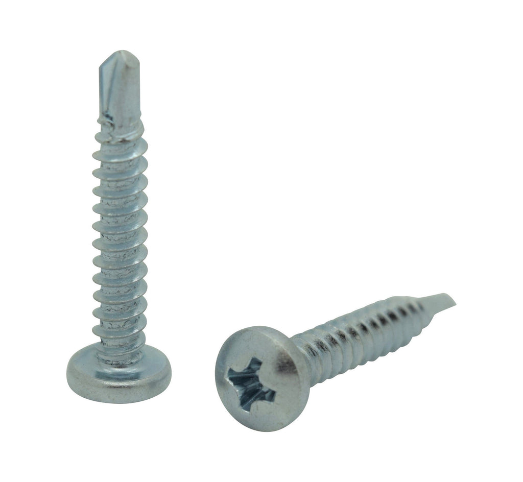 #10 x 1' Zink-Pfannenkopf Phillips TEK Selbstbohrende Blechschrauben, 300 Stk. (BCP145)