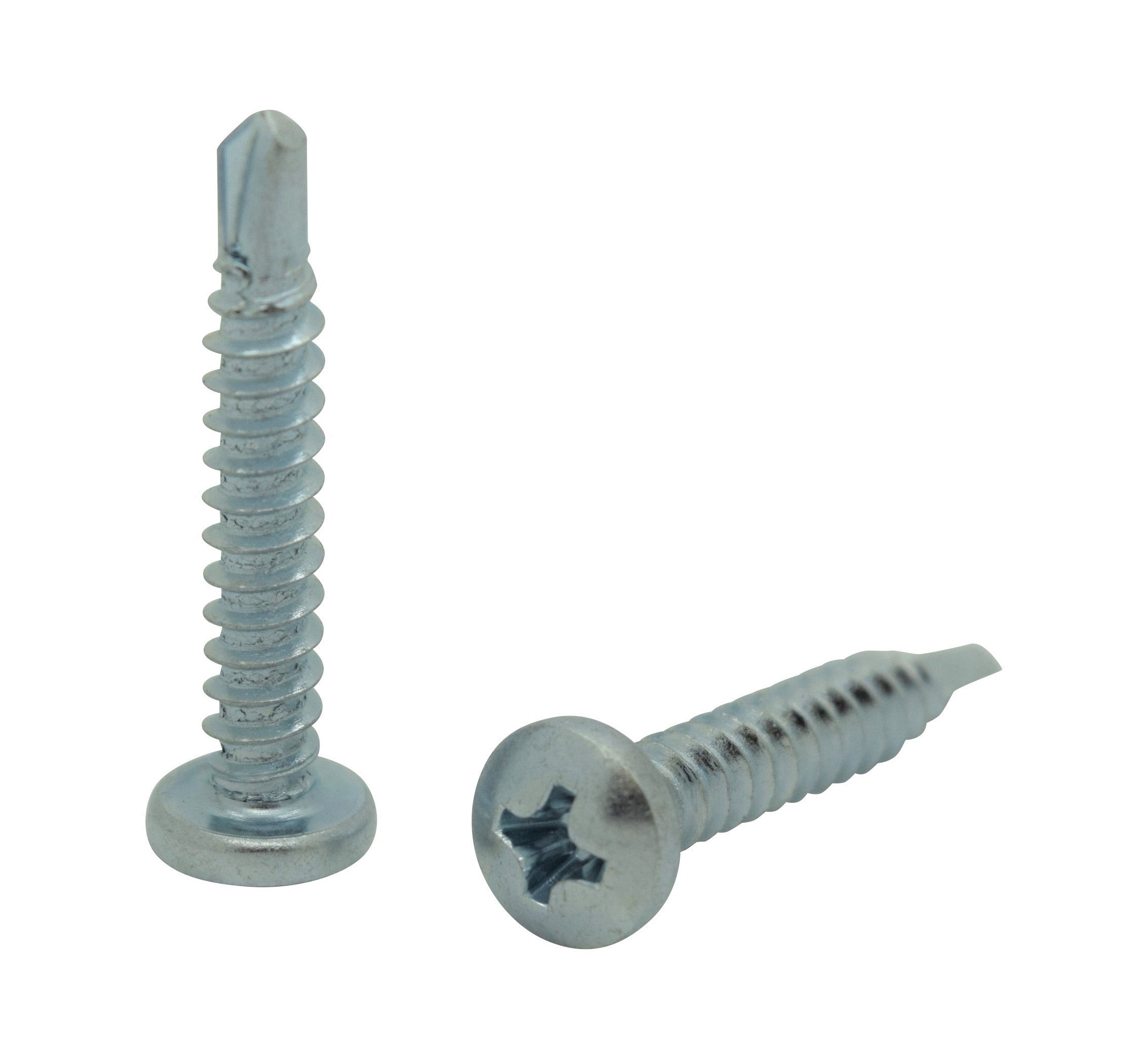 #10 x 1' Zink-Pfannenkopf Phillips TEK Selbstbohrende Blechschrauben, 300 Stk. (BCP145)