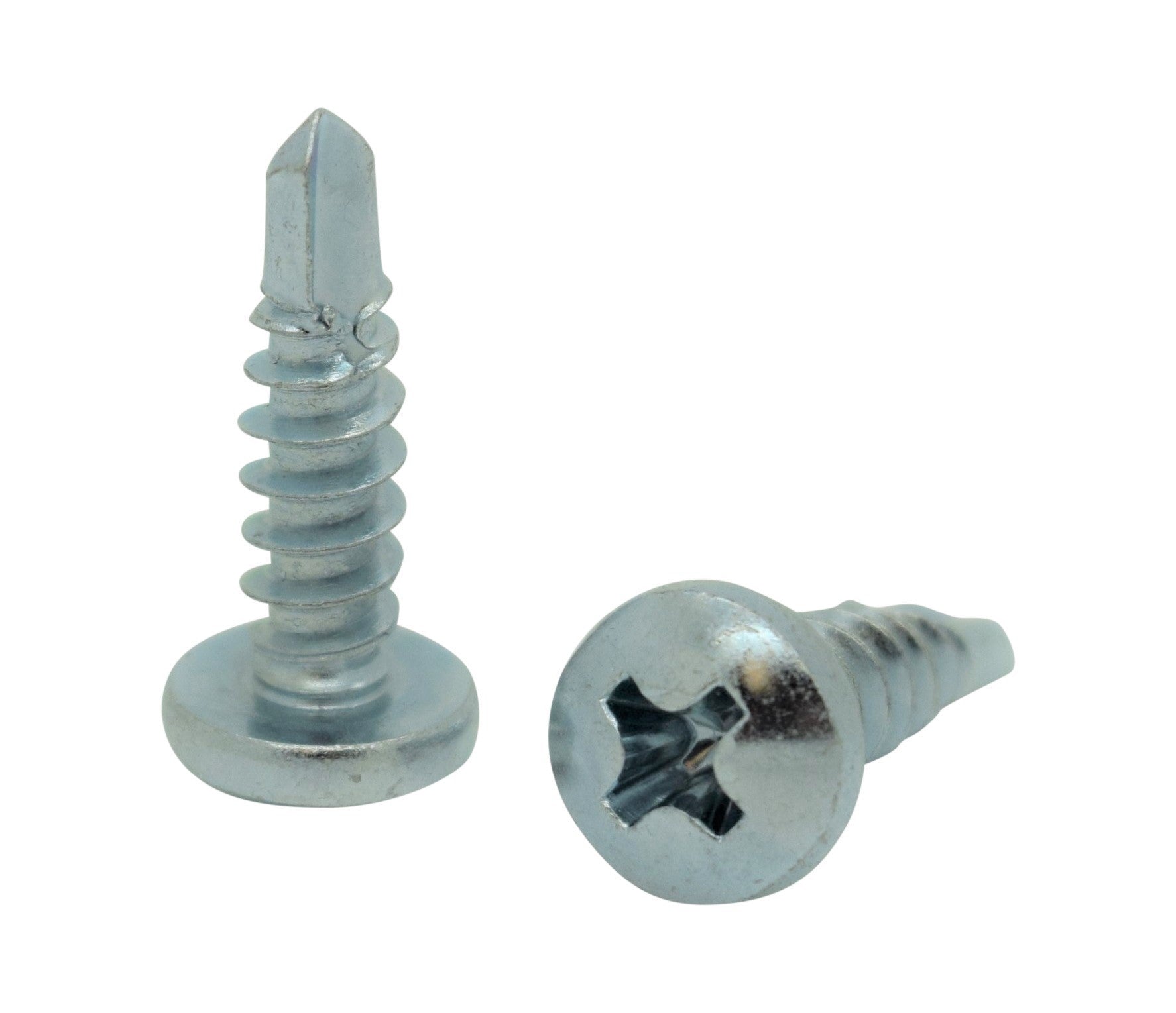 #8 x 5/8' Zink-Pfannenkopf Phillips TEK Selbstbohrende Blechschrauben, 300 Stk. (BCP120)
