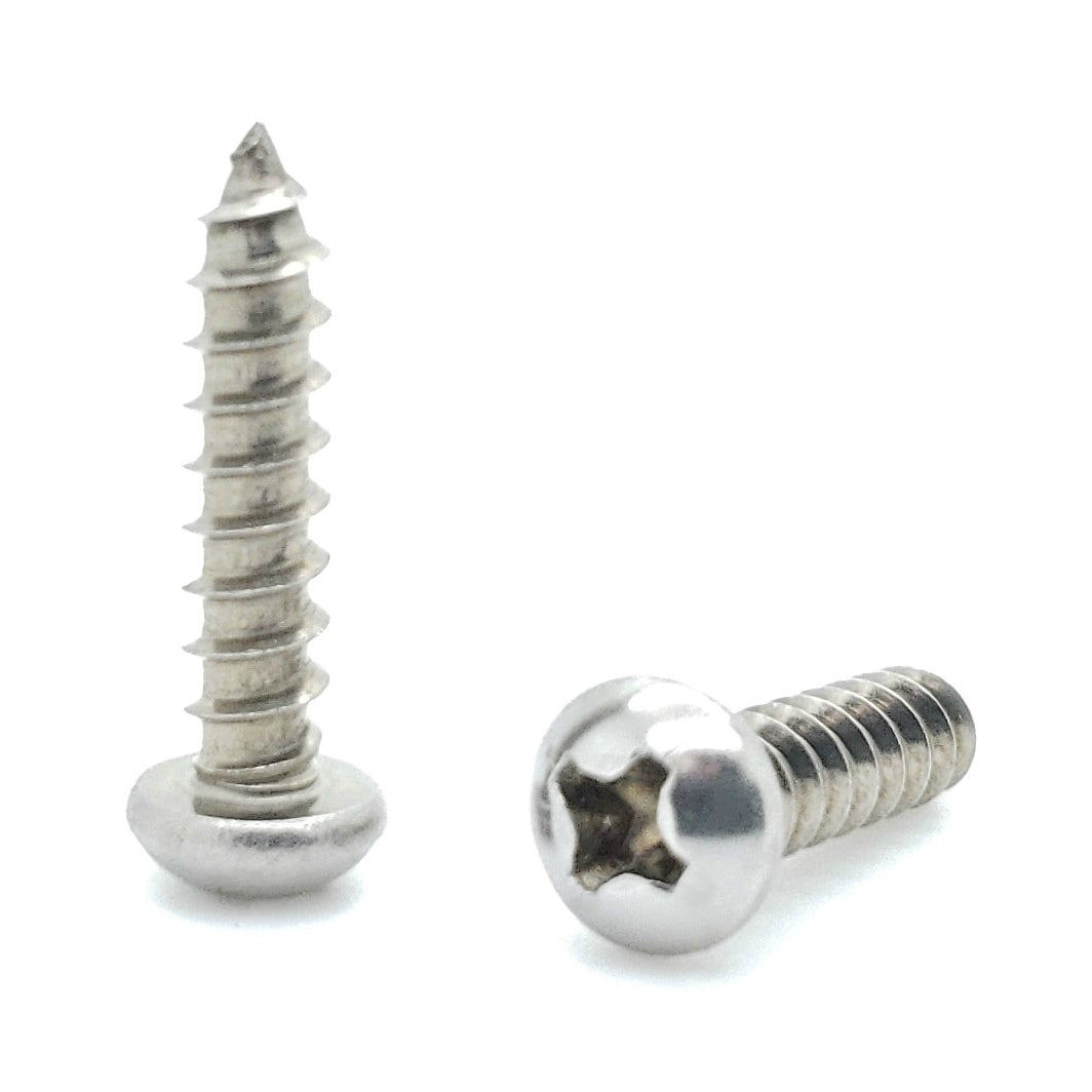 200 Stk. #8 x 3/4' Round Head 304 Stainless Phillips Head Wood Screws (BCP715)