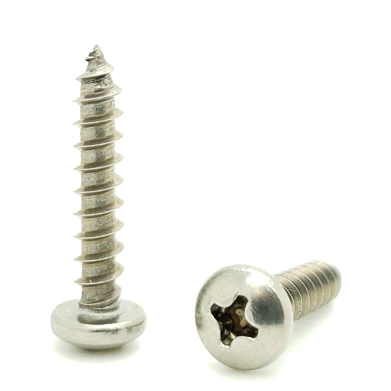 #6 x 5/8' 304 Stainless Steel Phillips Pan Head Wood Screws, 100 Stk. (BCP601)