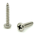 #6 x 3/4' 304 Stainless Steel Phillips Pan Head Wood Screws, 300 Stk. (BCP781)