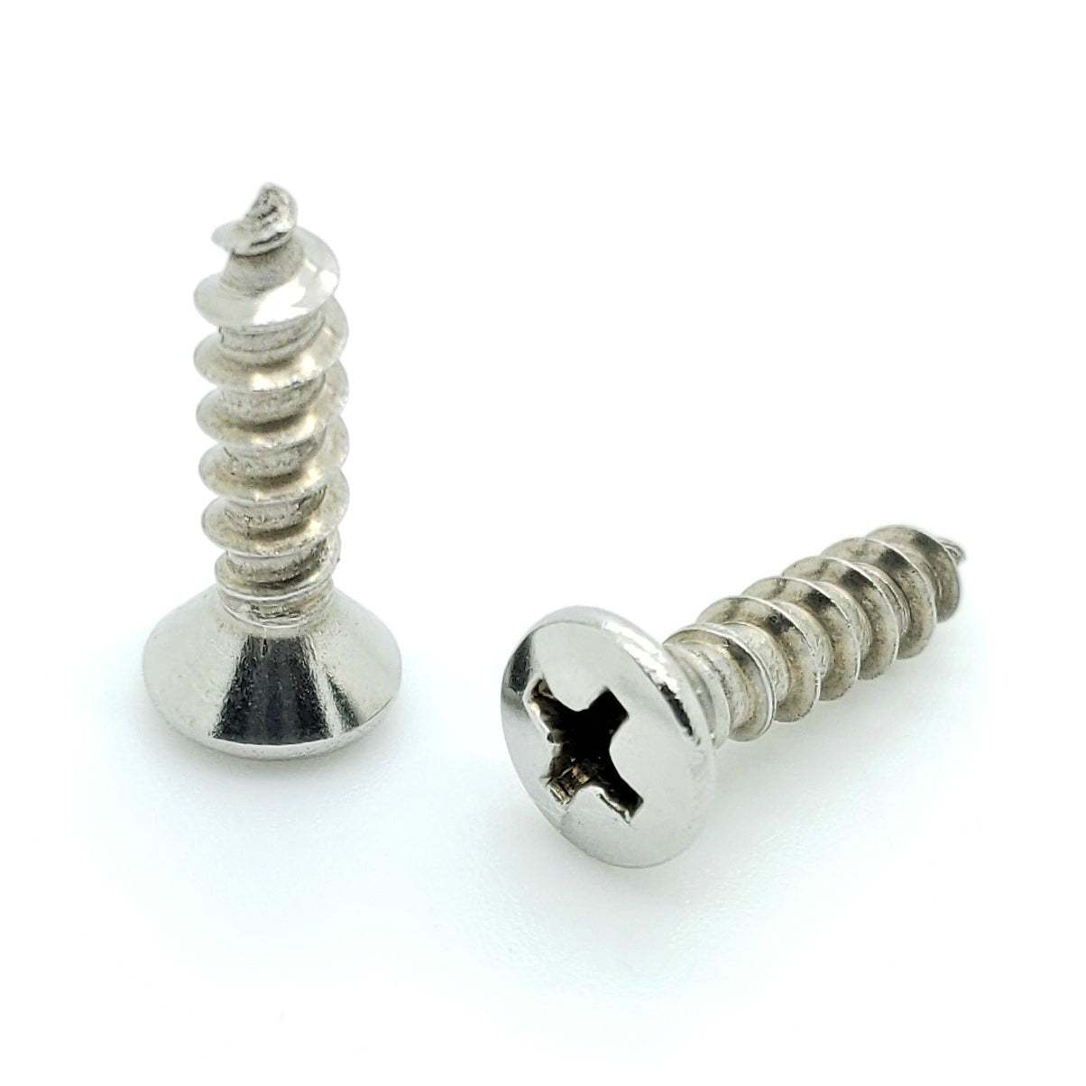 #10 x 5/8' Oval Head 304 Stainless Phillips Head Wood Screws, 100 Stk. (BCP631)