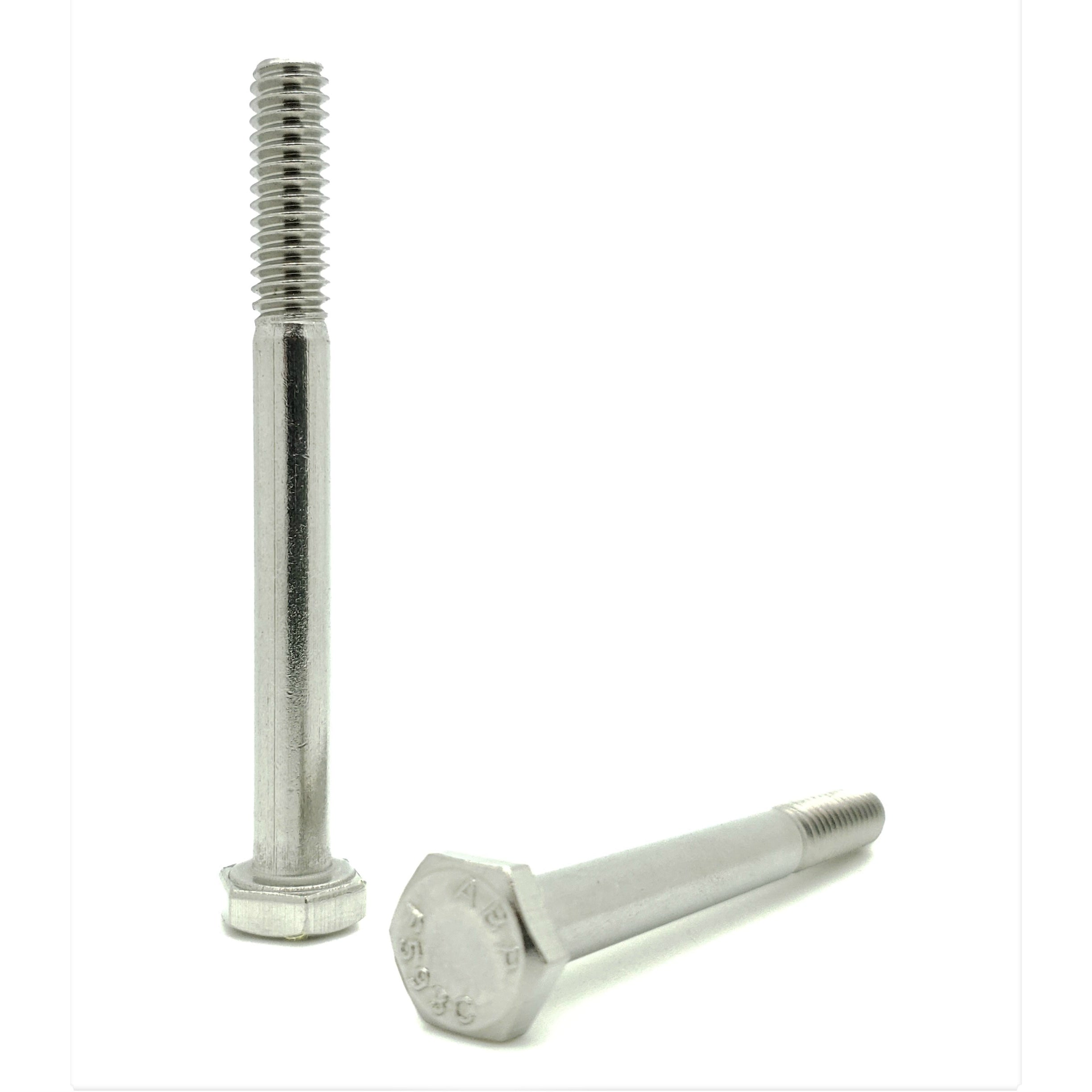 1/4-20 x 2-1/2' 304 Hex Head Cap Schraubenbolzen aus rostfreiem Stahl, 100 Stk. (BCP828)