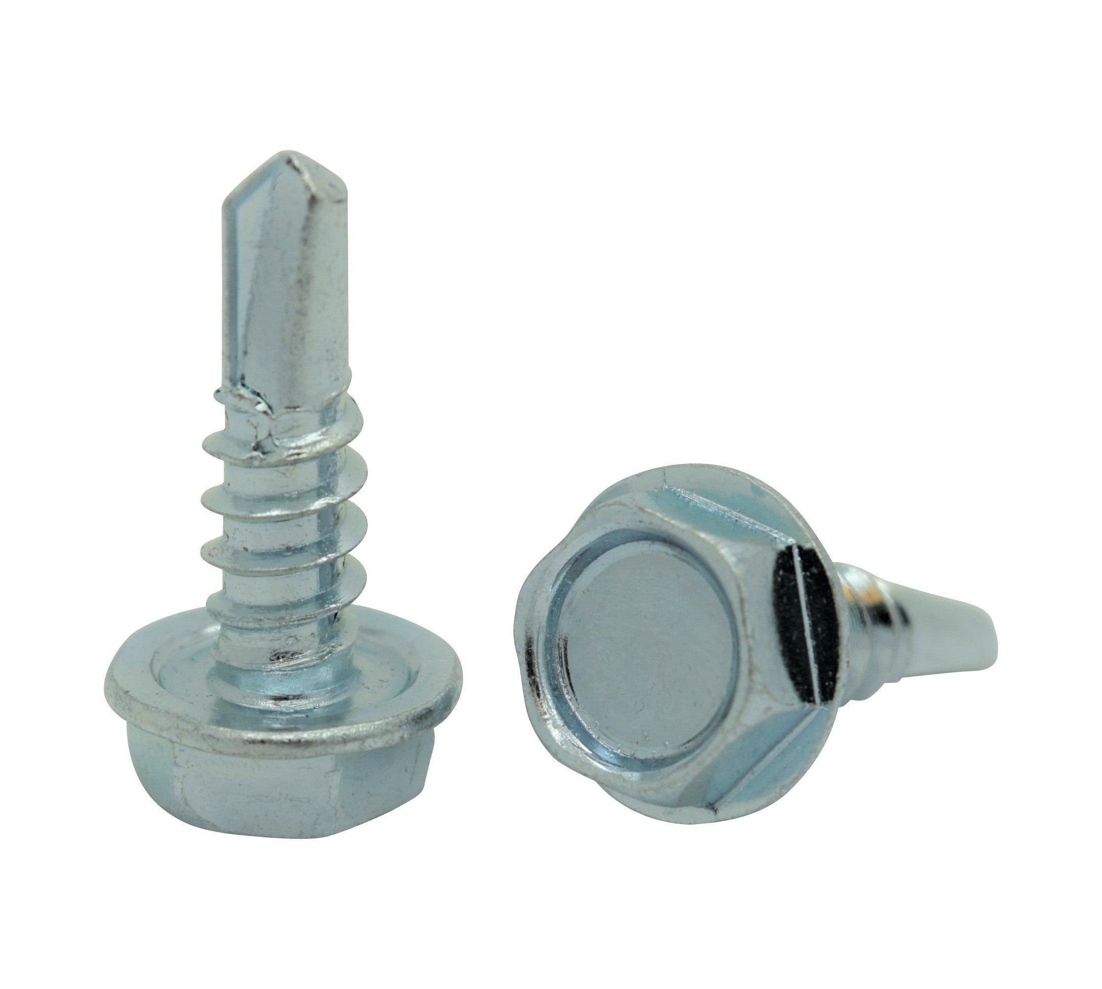 #10 x 5/8' Zink-Hex-Waschkopf TEK Selbstbohrblechschrauben, 300 Stk. (BCP127)