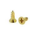 #8 x 1/2' Flat Head Solid Messing Phillips Head Wood Screws, 200 Stk. (BCP147)